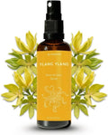 Ylang Ylang Air Freshener Spray for Room, Linen & Pillow 100ml | Made with Pure Ylang Ylang Essential Oil | Aromatherapy Spray to Soothe & Revive | Mist for Bedding, Fabrics