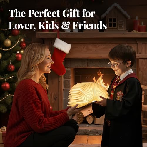 Dragon Book Lamp Dragon Night Light, 3 Colors Book Lover Gift for Teens - view 2