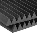 Studiofoam Wedge Panels, 2-Inch by 24-Inch by 24-Inch, Pack of 2, Charcoal