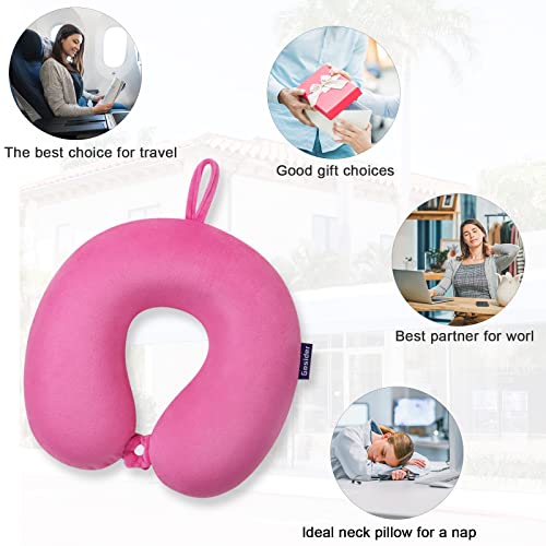 Travel Neck Pillow Memory Foam U Shape Airplane Pillow Deep Powder - view 6