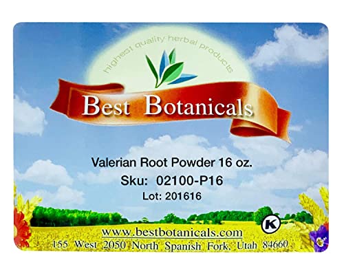 Valerian Root Powder — Gluten Free Sleep Enhancer for Adults — Natural Sleep Tea, Vegan Supplement — 16 oz - view 4