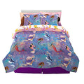 Disney Princess Ariel The Little Mermaid Live Action Movie Ariel Kids Bedding Super Soft Comforter and Sheet Set with Sham, Full, (100% Official Licensed Product)