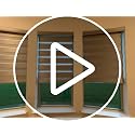 Motorized Blinds with Remote, Built-in Rechargeable Motor Smart Automatic Window Shades, Custom Size Electric Zebra Blinds Compatible with Alexa Google (70% Blackout Blue) - view 7