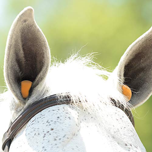 Horse Ear Plugs, Equine earplugs, Foam Ball, Block Noise, Soft and Comfortable, Reusable (Orange - 8pcs) - view 5