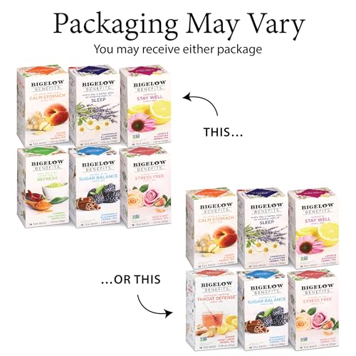 Benefits Wellness Teas Variety Pack, 18 Count (Pack of 6) - view 2