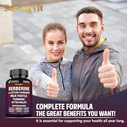 Cortisol Supplement & Berberine Complex Bundle (120 Capsules) - view 7