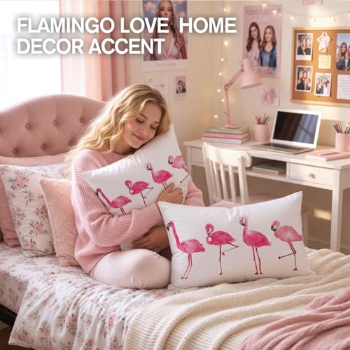 Flamingo Pillowcases 2 Pack Standard Size 20"x 26" - view 6