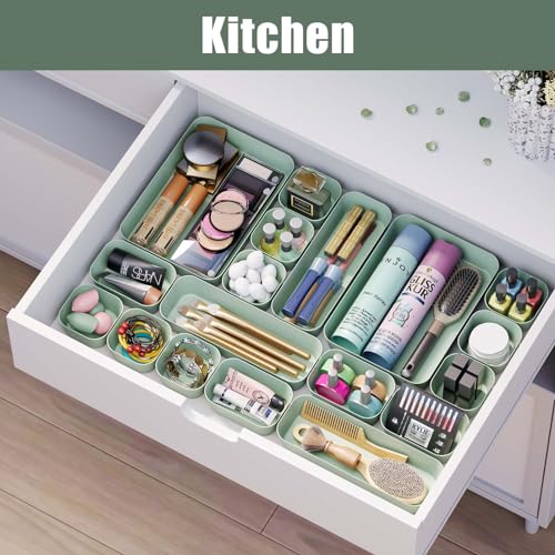 Drawer Organizers Bins 10 PCS for Bathroom Makeup Desk Office - view 5