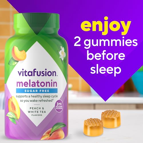 Melatonin Gummies Sugar Free | 3mg Per 2 Gummies | 140 Count - view 6