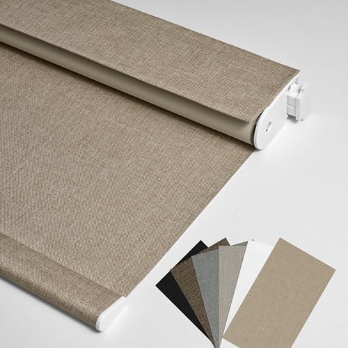 No Drill No Tools Blackout Cordless Roller Shades