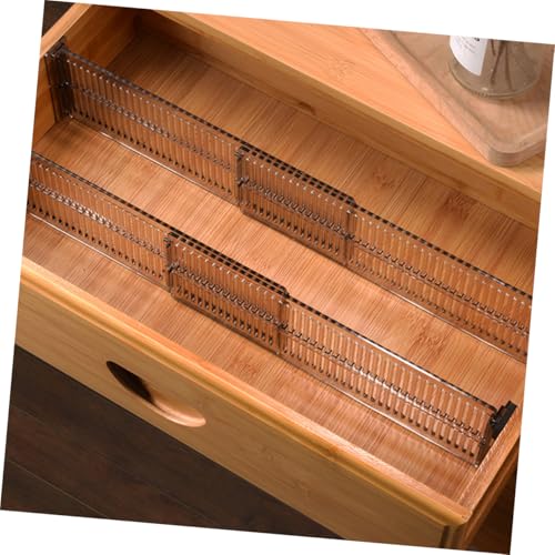 Expandable Drawer Divider Set, Adjustable Plastic Organizer for Nightstand - view 7