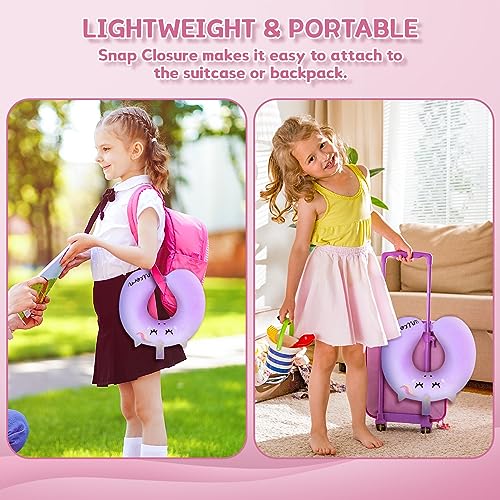Kids Neck Pillows for Travel, Unicorn Toddler Travel Pillow with Sleep Mask - view 7