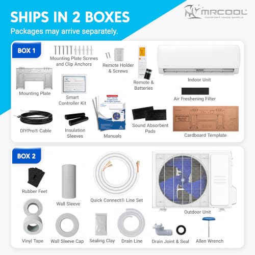 MRCOOL Easy Pro 9000 BTU Ductless Mini Split Air Conditioner Heat Pump - view 7