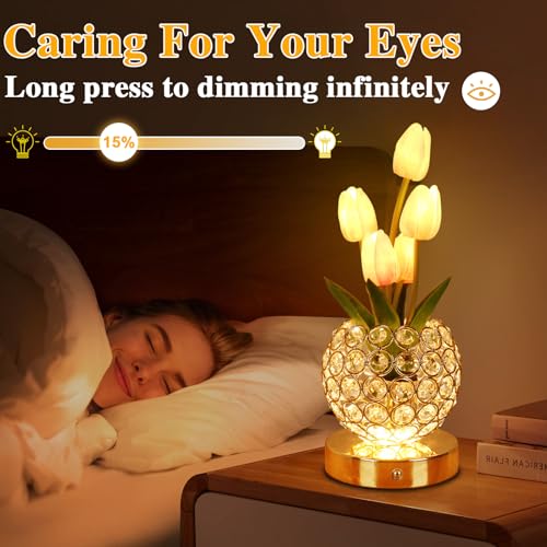 Birthday Gifts for Women Mothers Day Gifts/for Mom Tulip Table Lamp - view 3