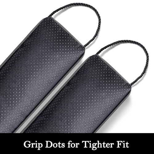 Door Draft Stopper with Removable Cover, 38", Gray, 2-Pack - view 4