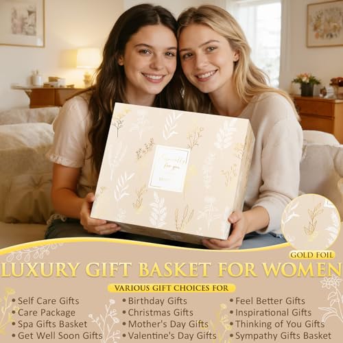 Birthday Gifts for Women, Spa Self Care Package Get Well Soon Gift Baskets - view 3