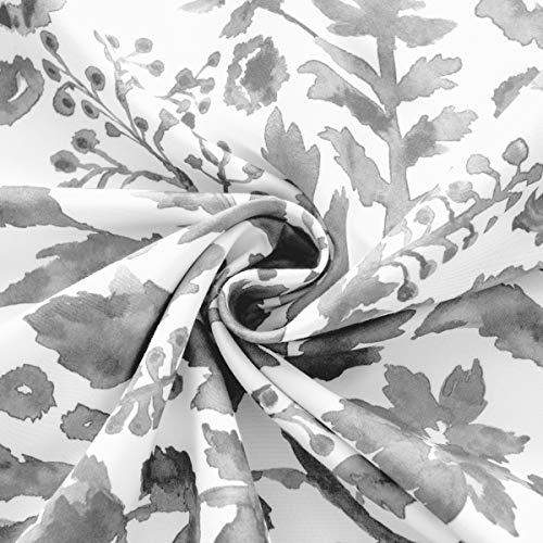Julia Blackout Curtains Grommet 2 Panels, W52xL96, Gray - view 4