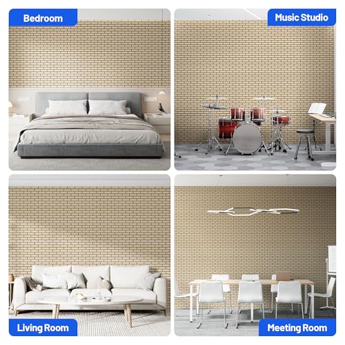 Self-Adhesive Acoustic Panels High Density Sound Proof Foam Panels for Wall - view 6