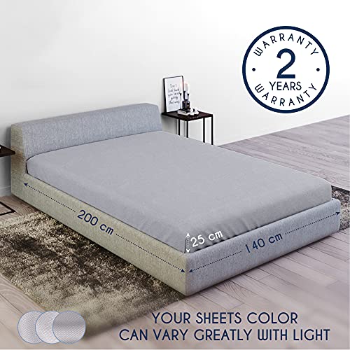 Fitted Sheet - 140 x 200 cm - 100% Cotton Jersey - view 2