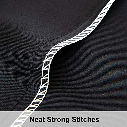 Standard Satin Pillowcases, Set of 2, Black - view 4