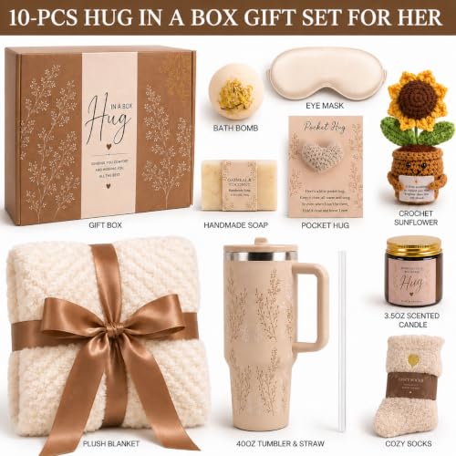 Get Well Soon Gifts for Women, Self Care Package with Blanket & Tumbler - view 2