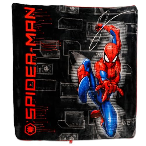 Marvel Spiderman Slumber Bag Set for Boys - Bundle of 54x56 Inches Sleeping Bag, Stickers, More | Spiderman Silk Touch Slumber Bag - view 5