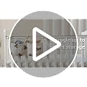 White Bedside Hanging Bags Milk Bottle Bib-Storage Crib Organizer Baby Nappy-Dormitory Bed-Bunk Organizing Bag Nappy- Organizer, Little Bear Nursery Hanging Organizers - view 7