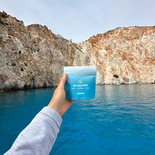 Jet Lag Remedy for Travel Gummies • No Jet Lag Pills Alternative • Travel Essentials • Support Adjustment to Time Zones and Circadian Rhythm • Delicious Tropical Berry Flavor • 20 Gummies 3-5 Trips - view 6