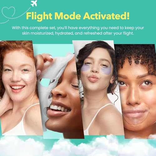 On The Fly Travel Essentials Kit | Eye Patches, Lip & Face Mask - view 3