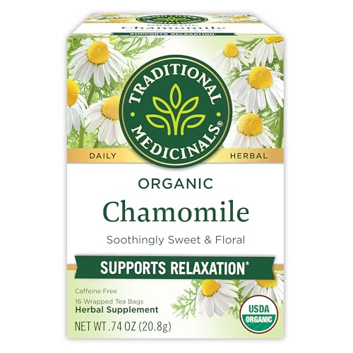 Organic Chamomile Herbal Tea, 16 Count