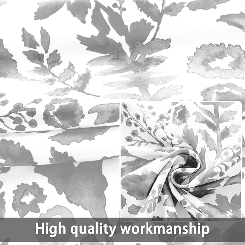 Julia Blackout Curtains Grommet 2 Panels, W52xL96, Gray - view 6