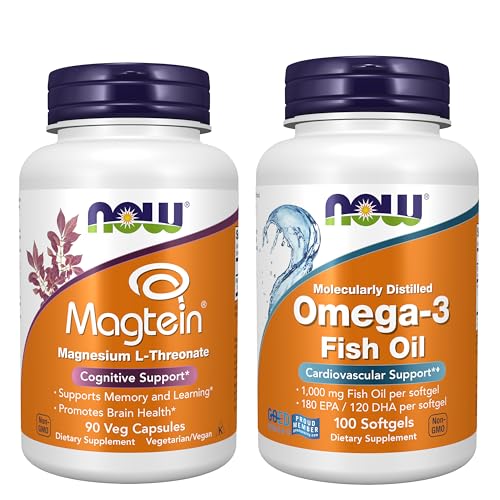 Neuro-Cardio Bundle - Magtein + Omega-3 Fish Oil Supplements