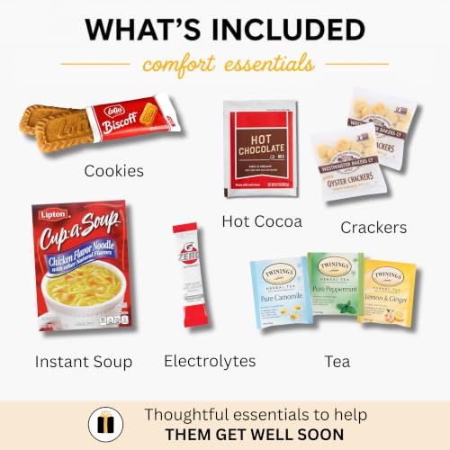 Get Well Soon Care Package with Soup, Herbal Tea, Cocoa & Comfort Snacks - view 5