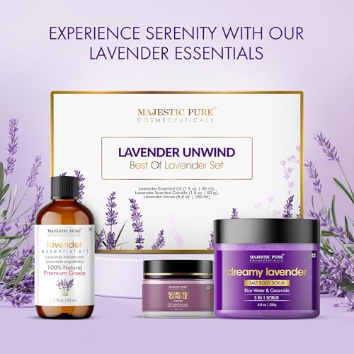 Lavender Essential Oil & Body Scrub Set - Pack of 3 - view 5