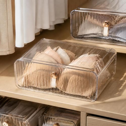 Drawer Organizer, Stackable Acrylic Bra Storage Box - view 4