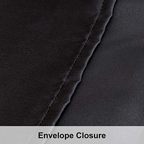 Standard Satin Pillowcases, Set of 2, Black - view 3