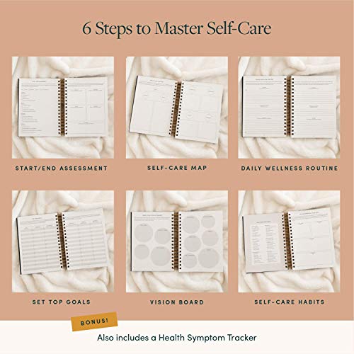 The Self-Care Planner - Undated 12-Month Life Planner - Daily, Monthly, Weekly - Focus on Wellness, Productivity, Achieving Goals, and Happiness (Dusty Rose, Weekly Edition: 12 Months) - view 5