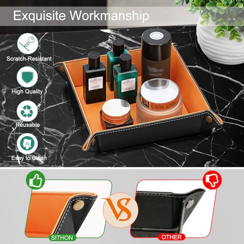Valet Tray Desktop Storage Organizer Nightstand Caddy Holder - view 4