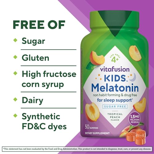 Kids Melatonin Gummy | Sugar Free | 1.5 mg | 50 Gummies - view 7