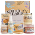 Nurture by Nature Spa Gift Baskets for Women - at Home Spa Kit, Bath Set