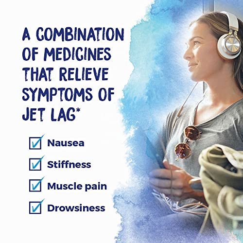 Jet Lag Relief Kit - Travel Essential for Relief from Nausea, Stiffness, Muscle Pain, and Drowsiness from Long Flights - 3 Count (240 Pellets) - view 2