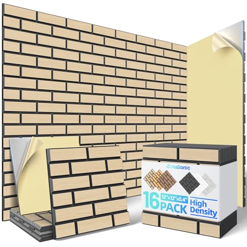 Self-Adhesive Acoustic Panels High Density Sound Proof Foam Panels for Wall