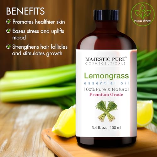 Lemongrass Essential Oil for Diffuser - 3.4 Fl Oz - view 3