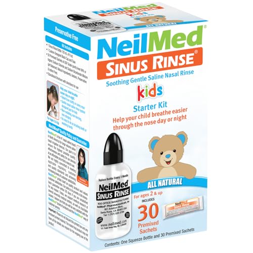 Pediatric, Bottle Kit for Saline Nasal Rinse (304), 8 Piece Set