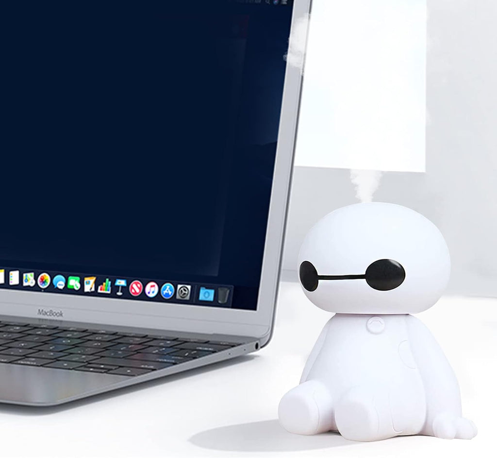 Humidifiers portable small cool mist humidifiers mini USB personal desktop for travel, car, office room, bedroom (white) - view 4