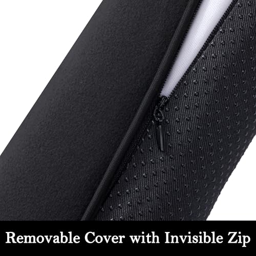 Door Draft Stopper with Removable Washable Cover, 38", Black - view 3