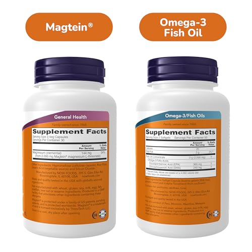 Neuro-Cardio Bundle - Magtein + Omega-3 Fish Oil Supplements - view 2