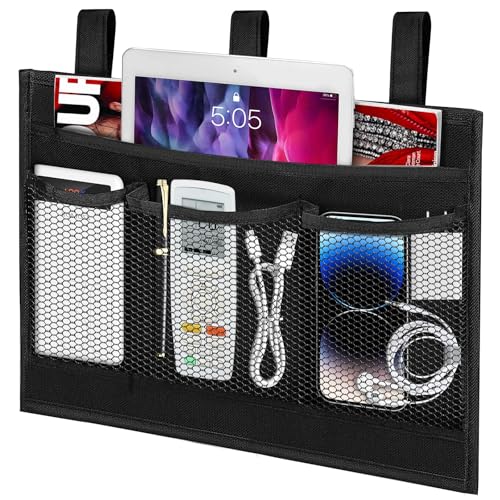 Bedside Caddy Storage Organizer, Hanging Storage Bag Pocket
