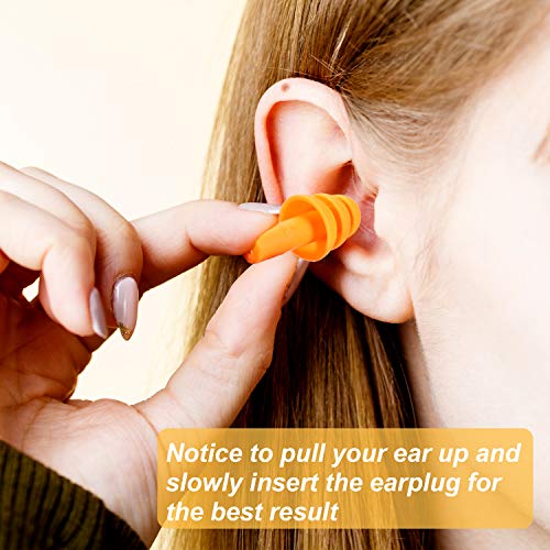 24 Pairs Ear Plugs Silicone Waterproof Reusable Earplugs, Vivid Colors - view 4