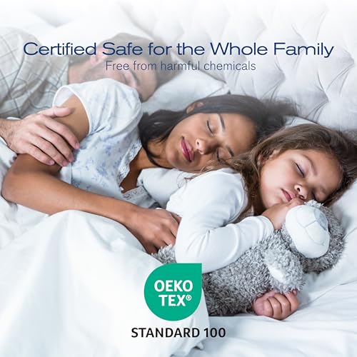 Pillows Standard Size Set of 4, Ultra Thick Down Alternative Bed Pillows,Cooling Hotel Quality Standard Pillow for Back, Stomach or Side Sleepers, Machine Washable(White,4 Pack) - view 3